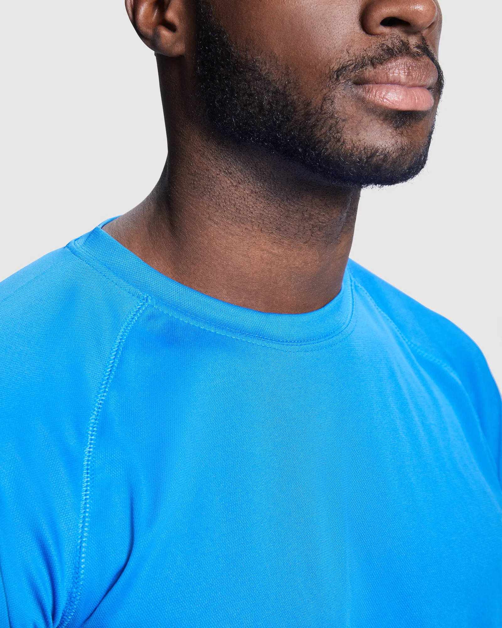 T-shirt tecnica Roly Montecarlo L/S, Royal, dettaglio 3
