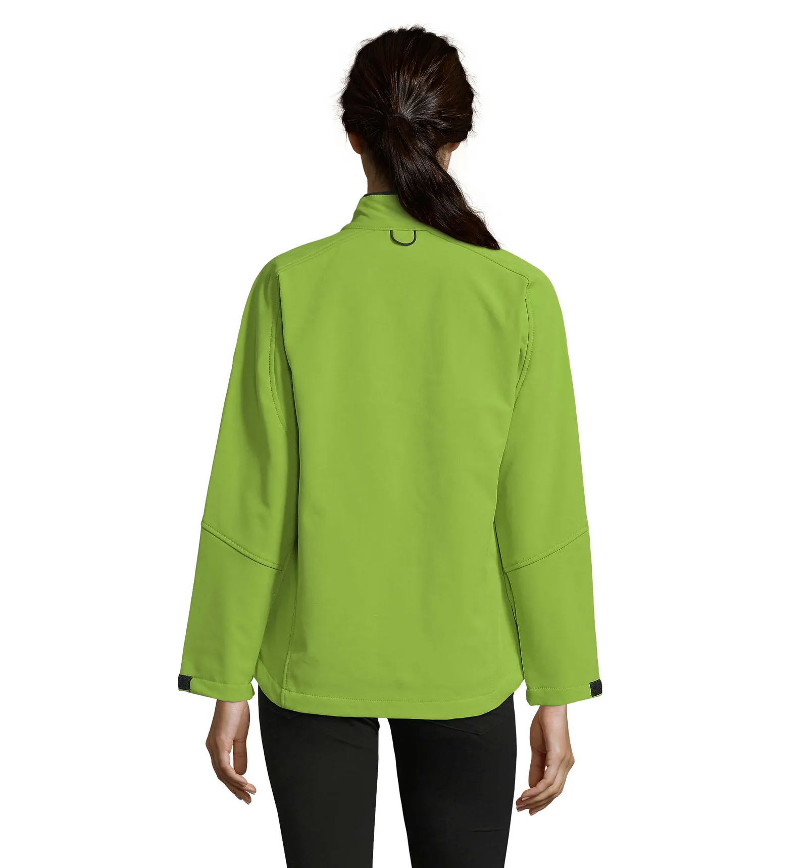 Softshell SOL'S Roxy, Green absinthe, su modello, retro