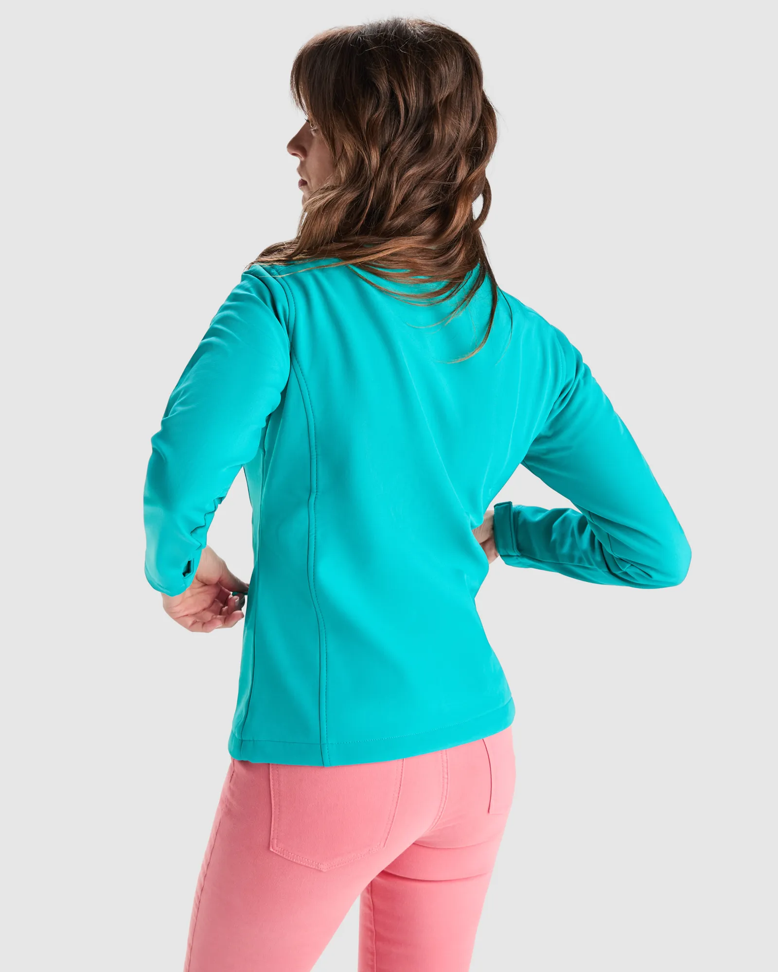Softshell Roly Nebraska Woman, Acquamarina, dettaglio 2
