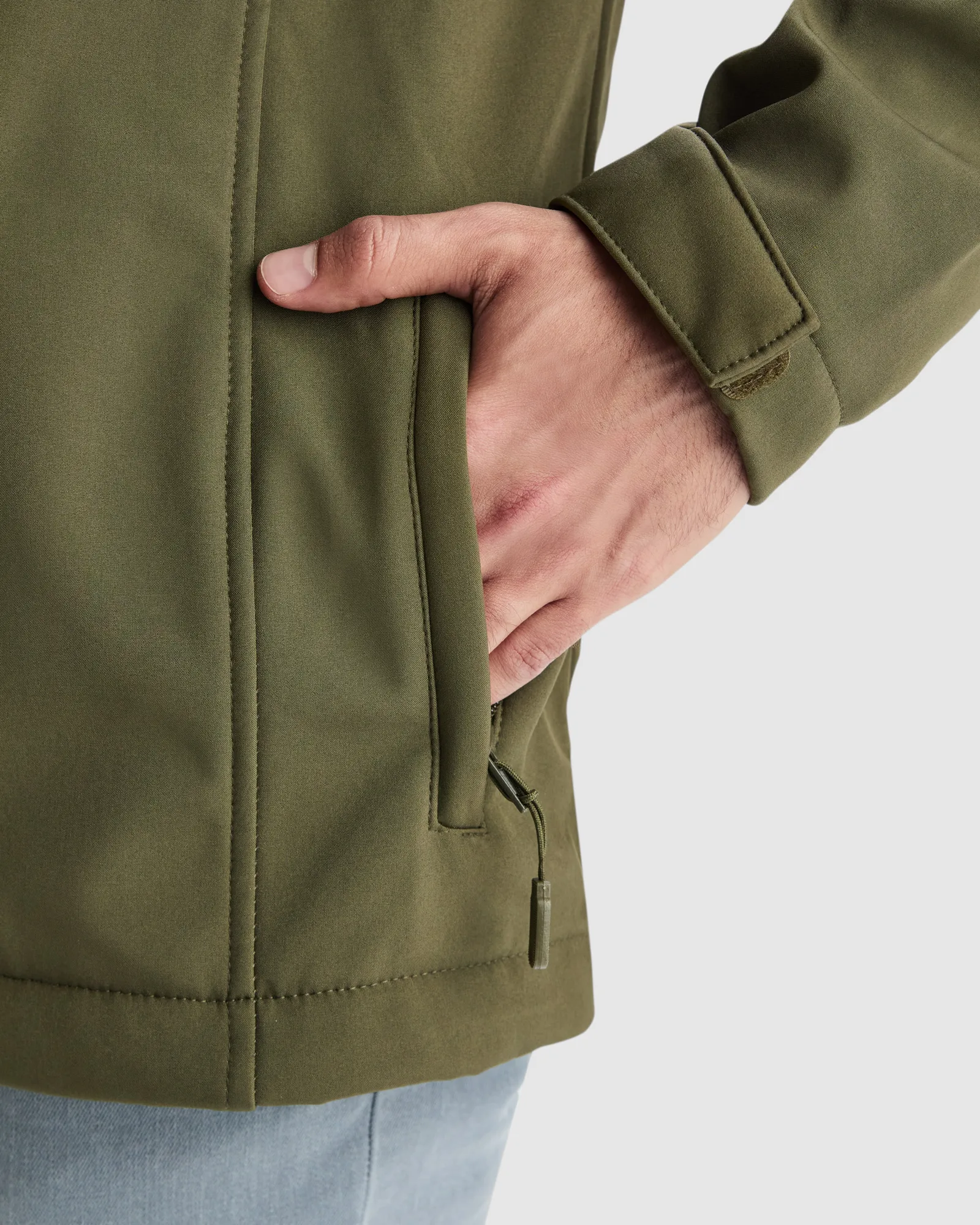 Softshell Roly Rudolph, Verde Militar Scuro, dettaglio 2
