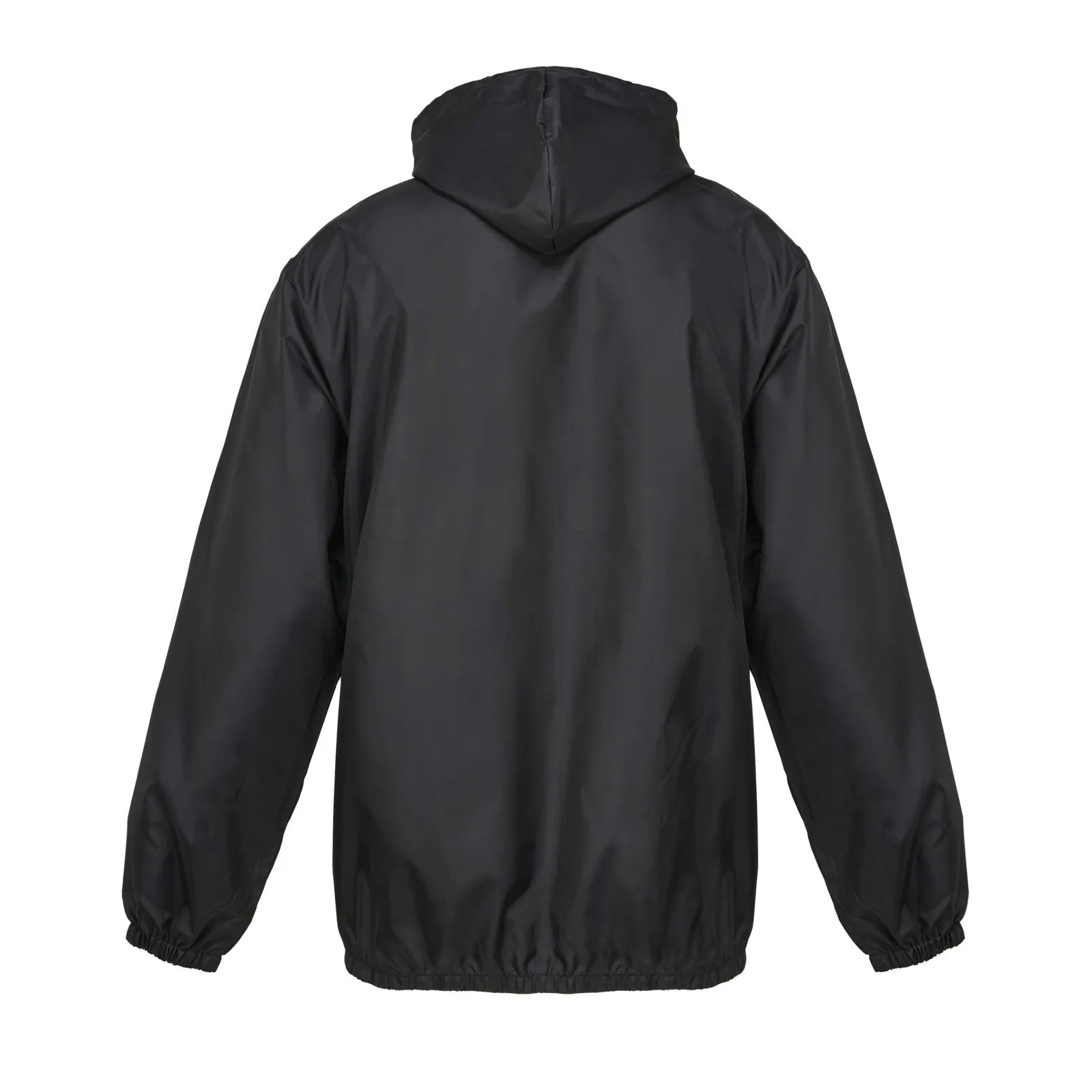Giacca antivento SOL'S Shield, Black, su modello, retro