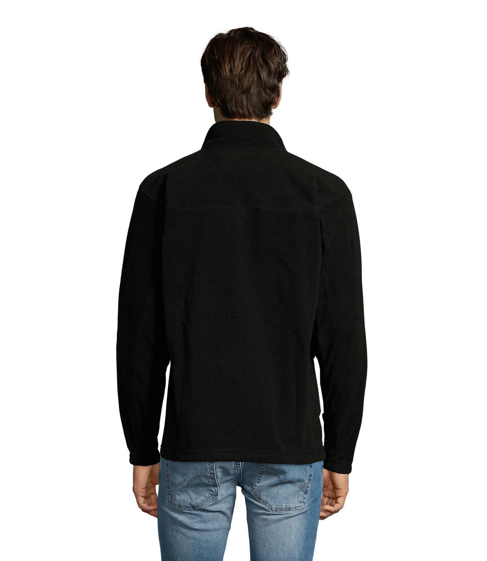 Pile SOL'S North, Black, su modello, retro