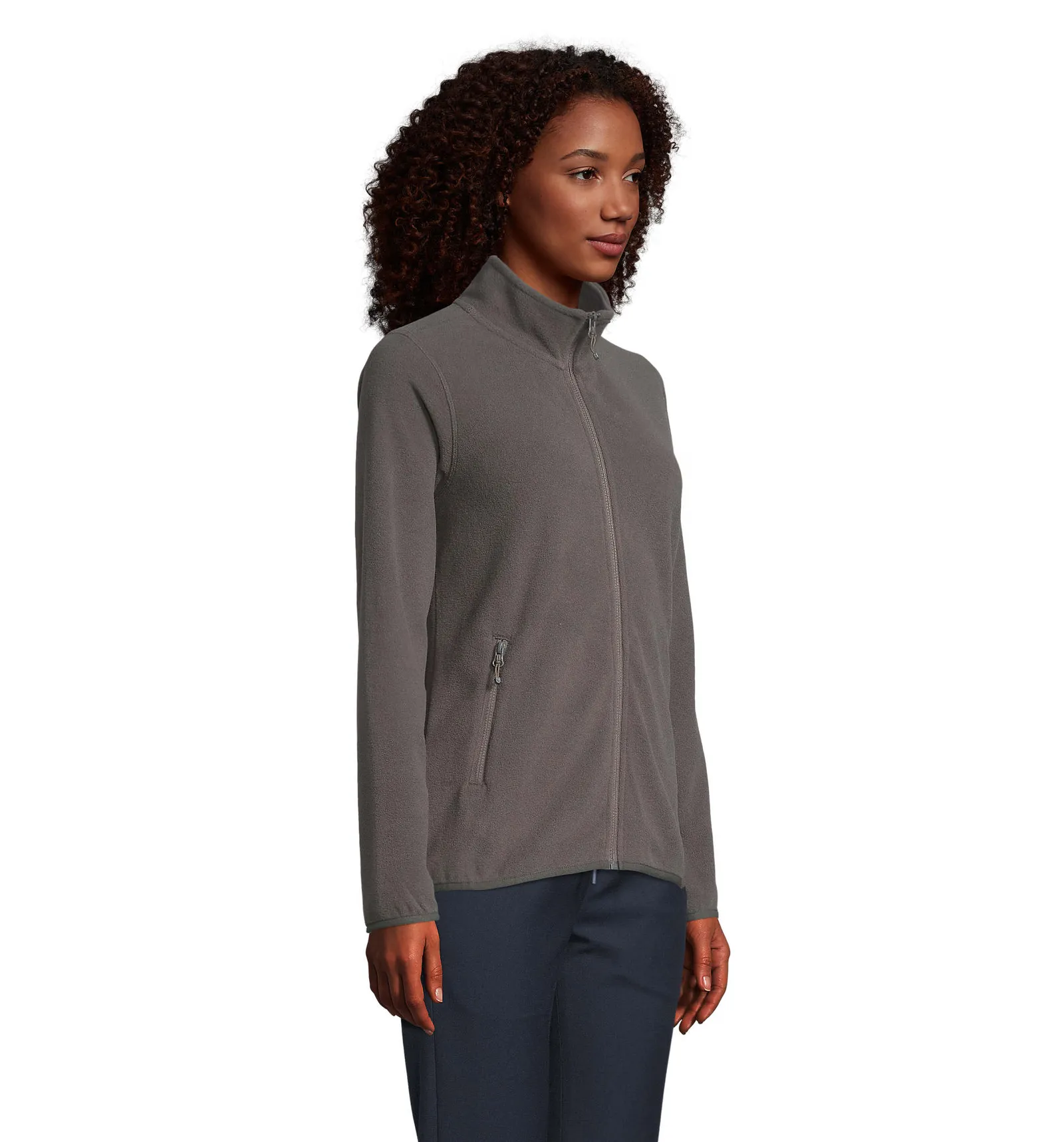Pile SOL'S Factor Women, Charcoal grey, su modello, lato