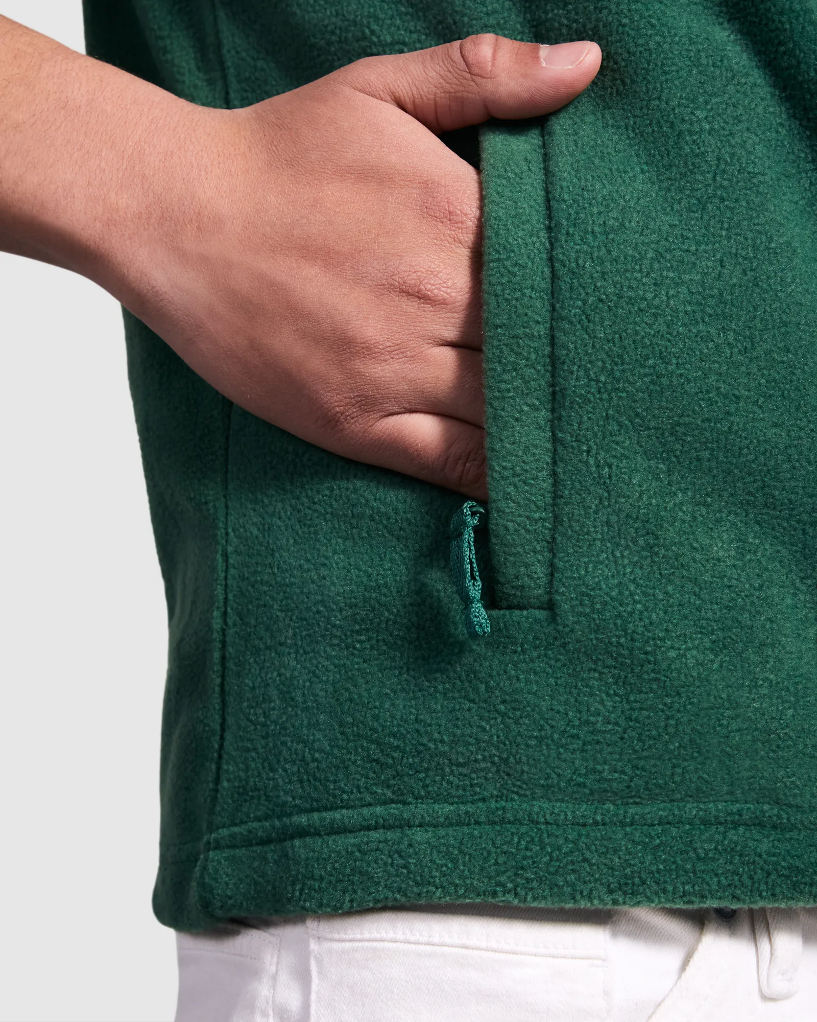 Gilet Roly Bellagio, Verde Bottiglia, dettaglio