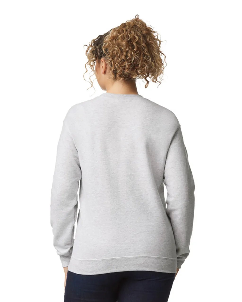 Heavy Blend Crewneck Sweatshirt — construction detail