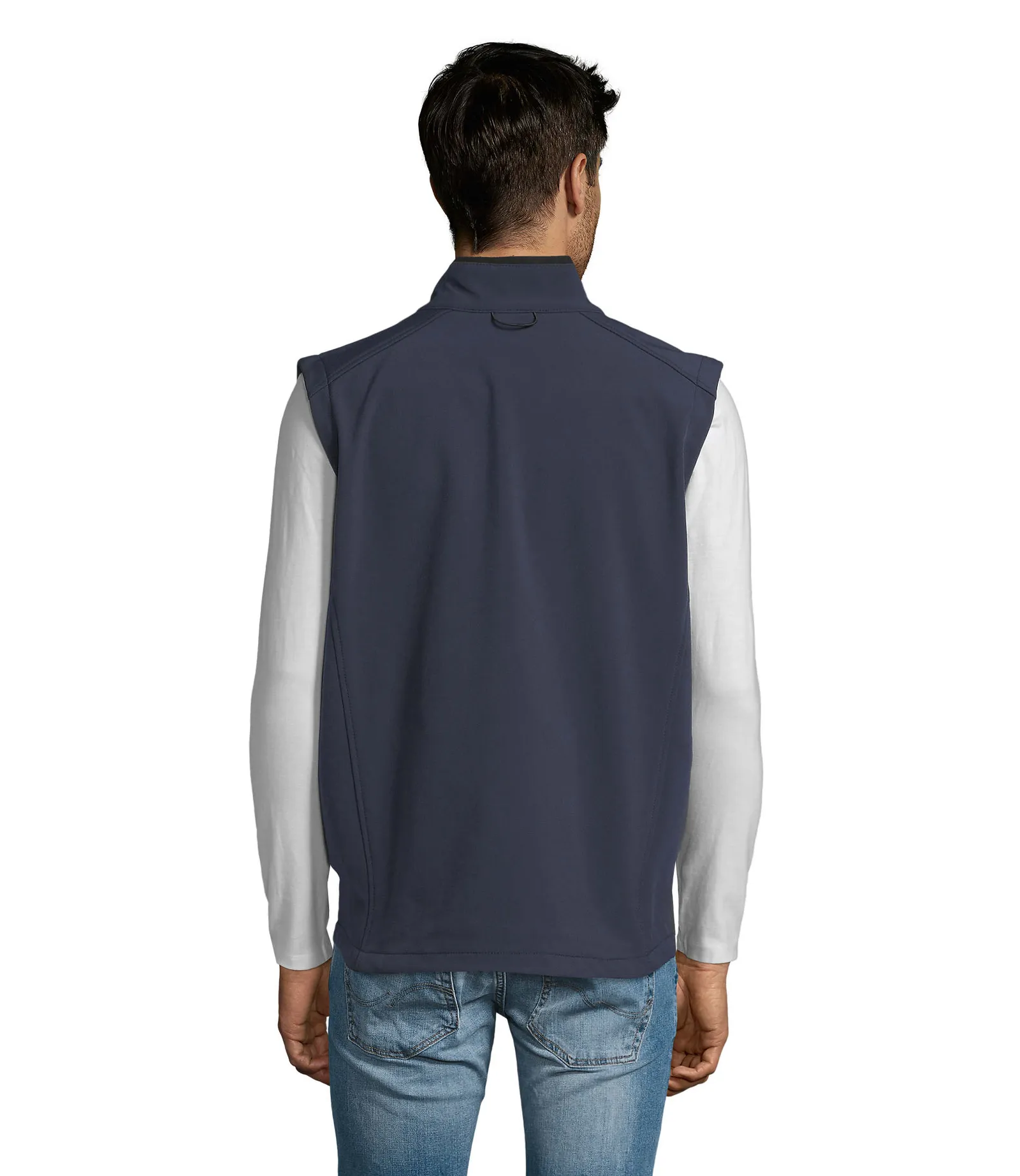 Gilet SOL'S Rallye Men, French navy, su modello, retro