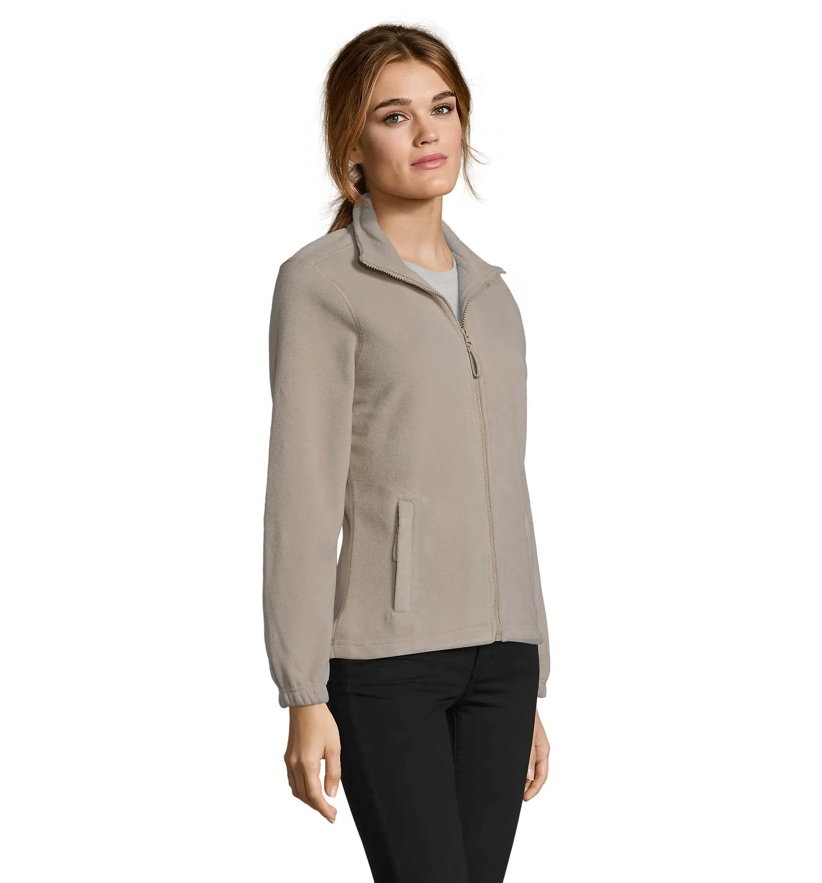 Pile SOL'S North Women, Rope, su modello, lato