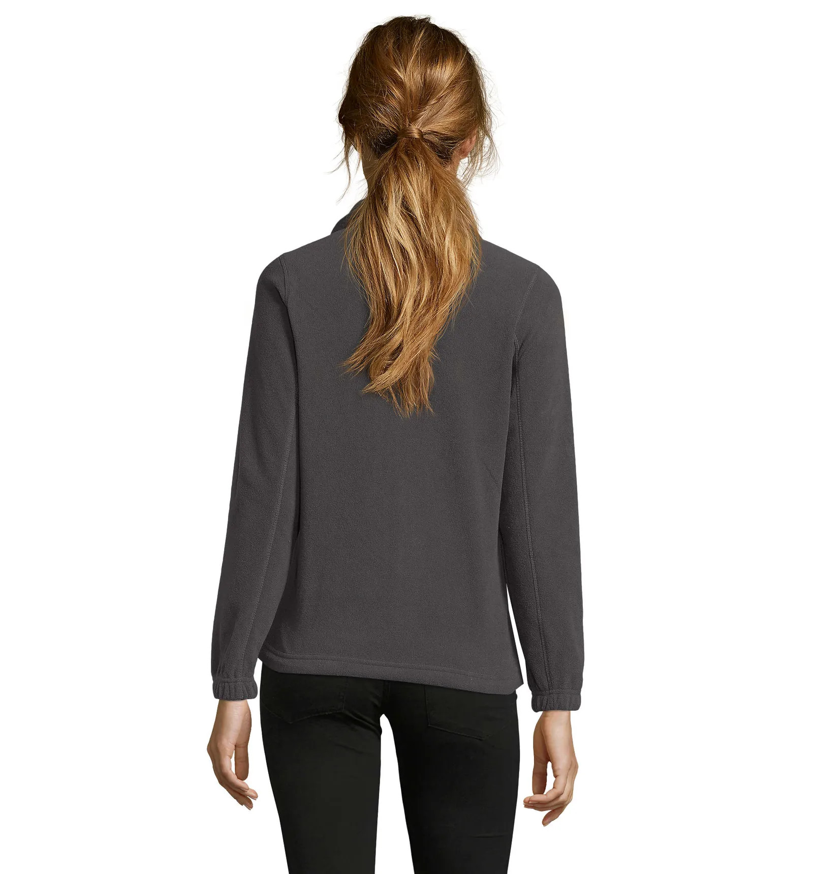 Pile SOL'S North Women, Charcoal grey, su modello, retro