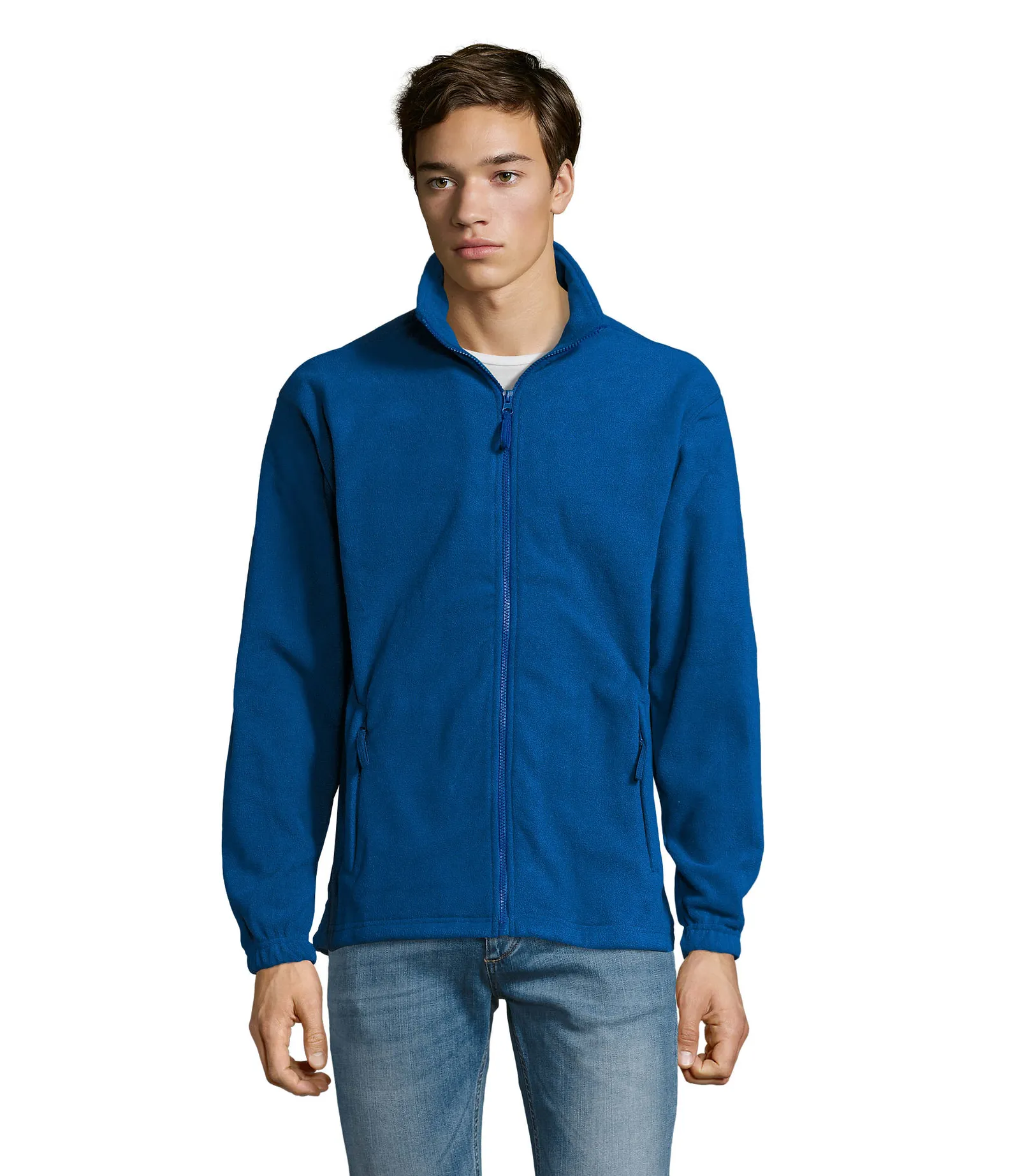 Pile SOL'S North, Royal blue, su modello, fronte