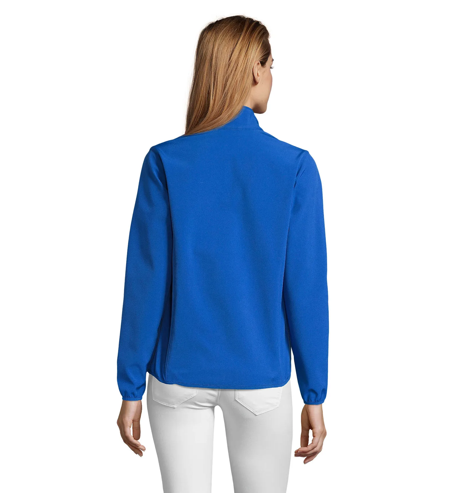 Softshell SOL'S Radian Women, Royal blue, su modello, retro