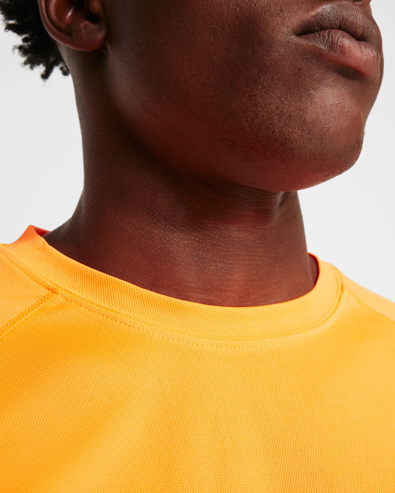 T-shirt tecnica Roly Montecarlo L/S, Arancione Fluo, dettaglio 3