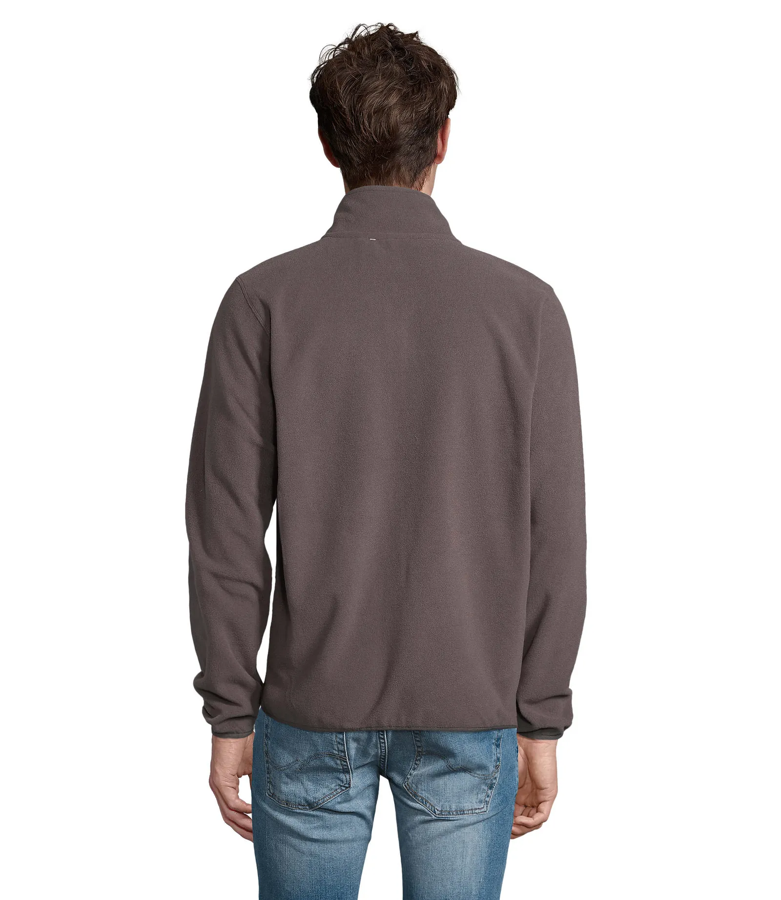 Pile SOL'S Factor Men, Charcoal grey, su modello, retro