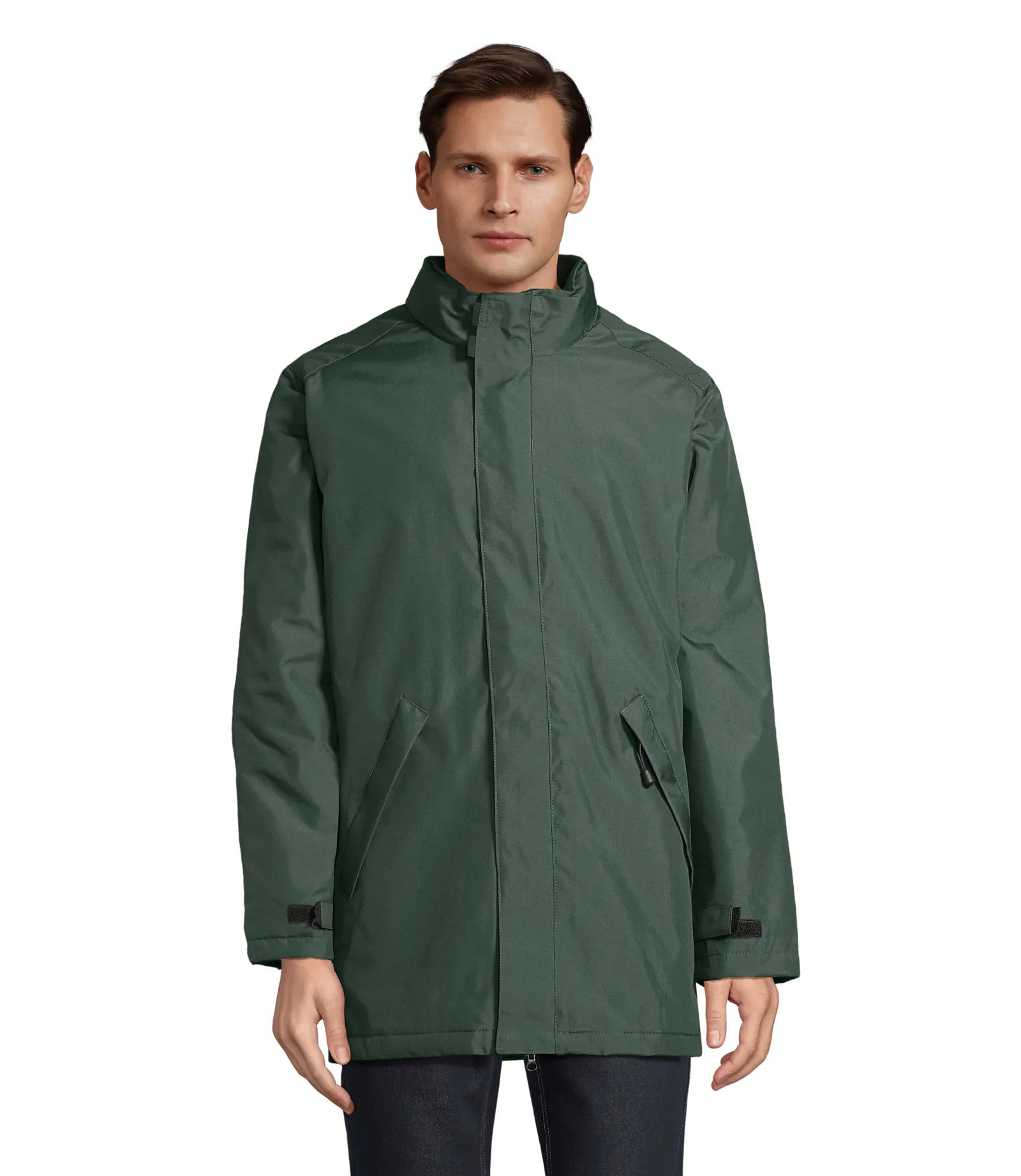Parka SOL'S Robyn, Forest green, su modello, fronte