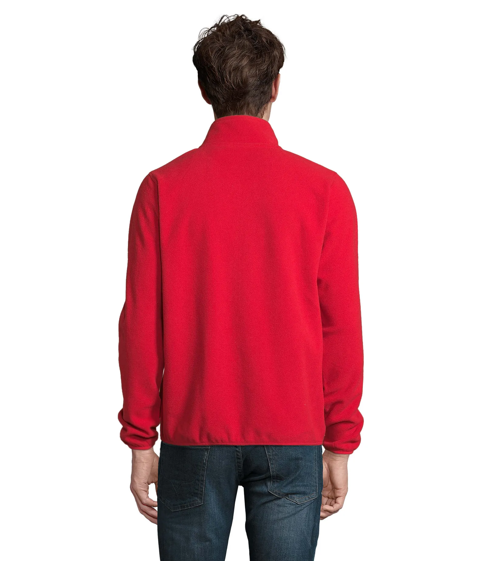 Pile SOL'S Factor Men, Red, su modello, retro