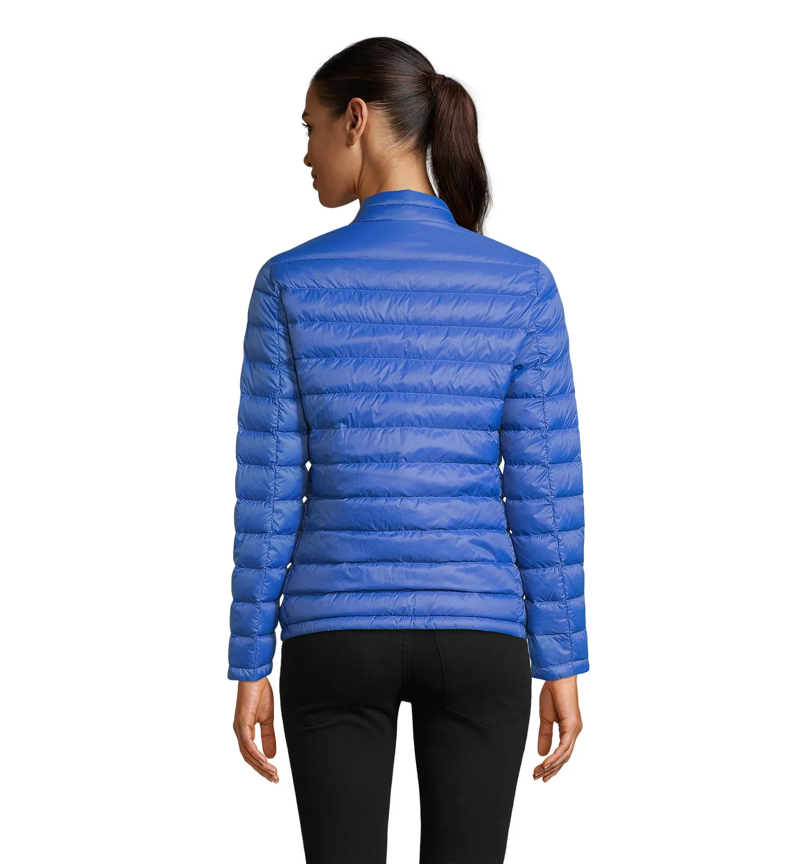 Giubbotto SOL'S Wilson Women, Royal blue, su modello, retro