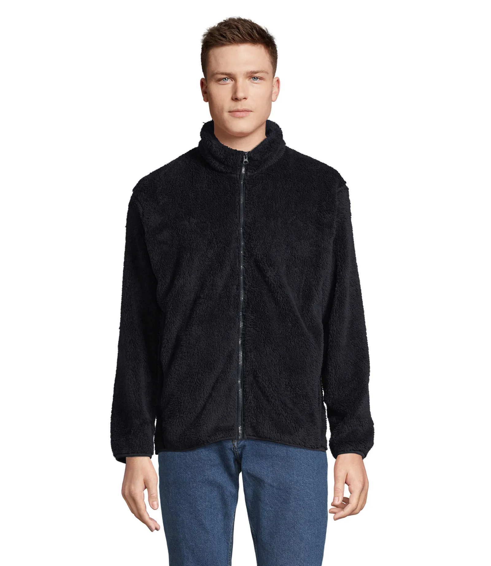 Pile SOL'S Finch, Navy, su modello, fronte