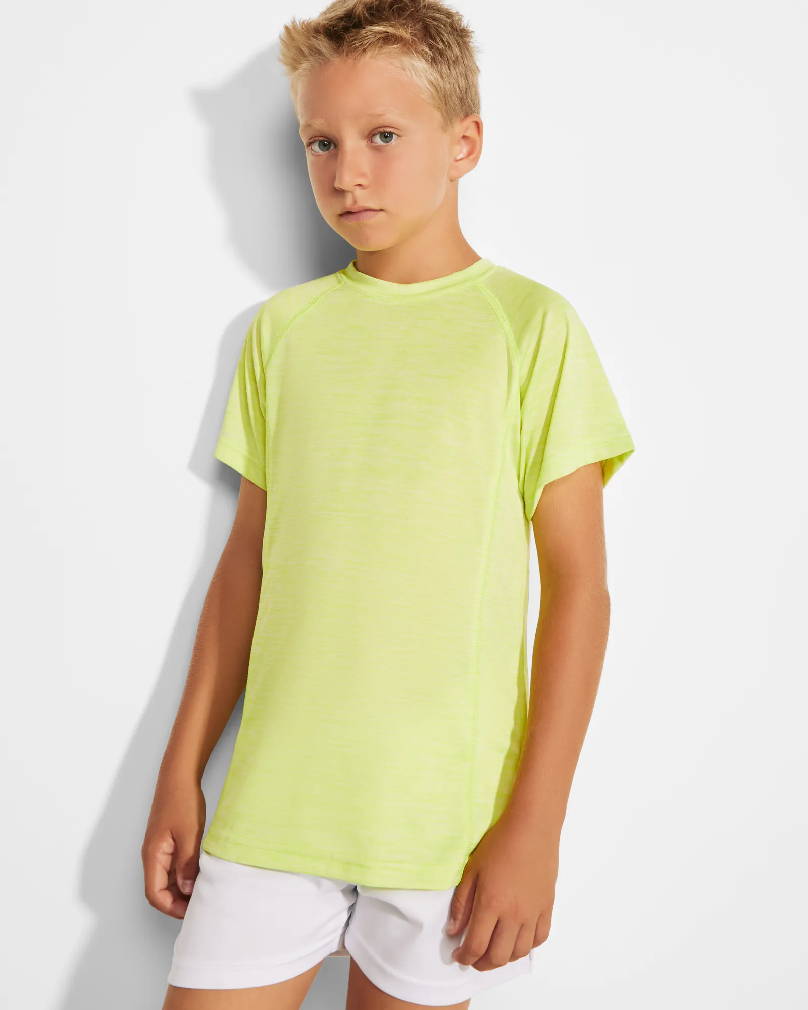 T-shirt tecnica Roly Austin, Giallo Fluo Vigorè, foto 2