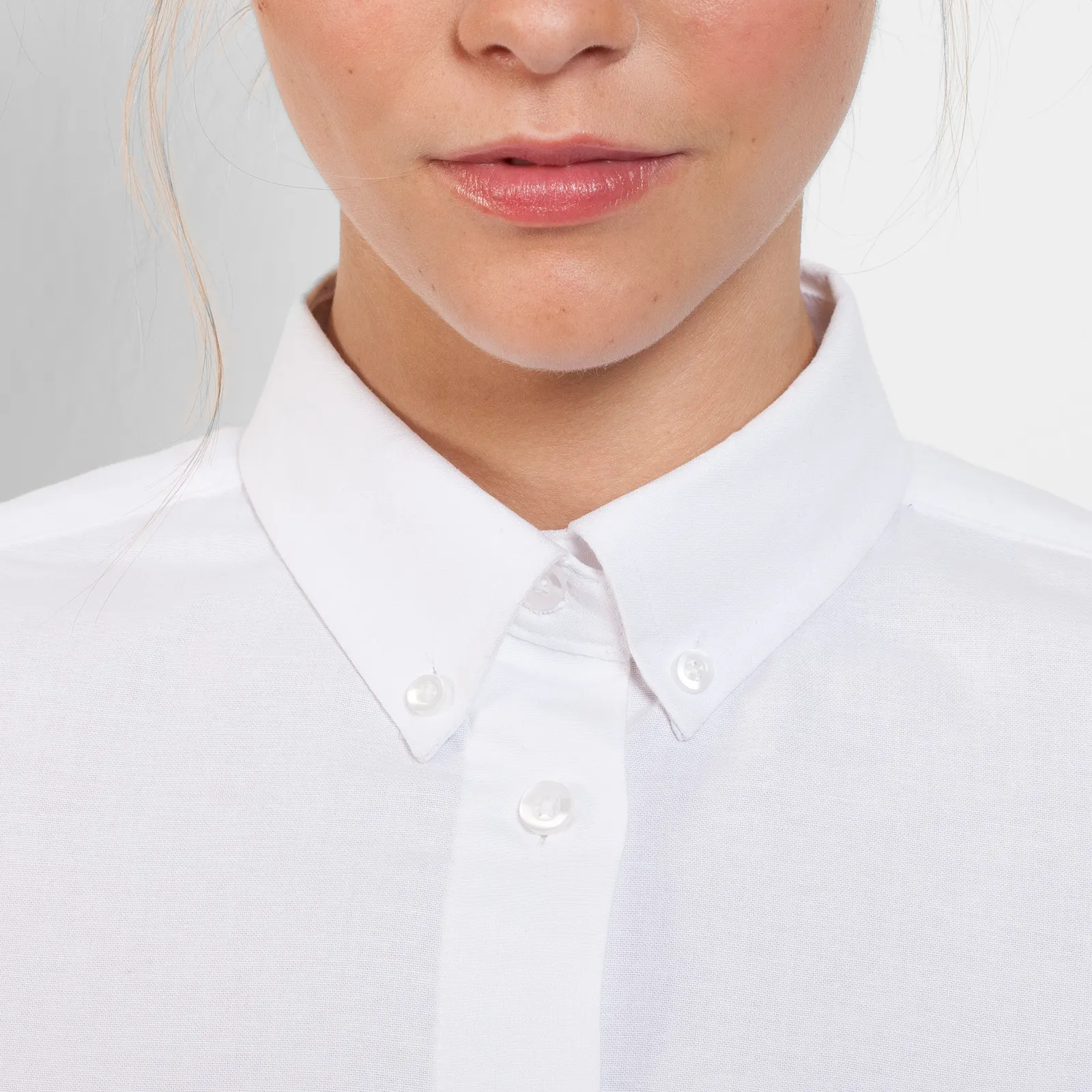 Camicia manica lunga Roly Oxford Woman, Bianco