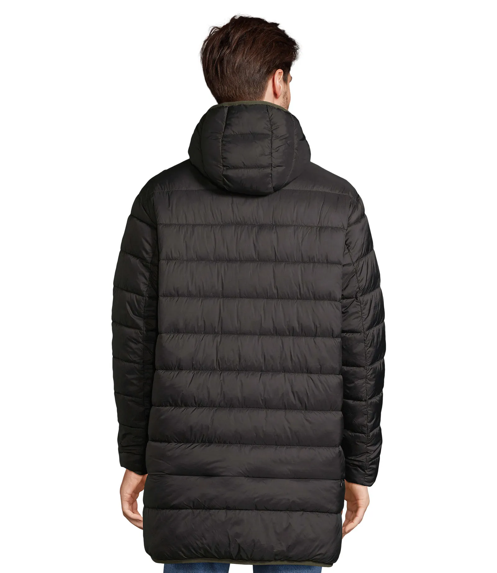 Parka SOL'S Reverse, Army, su modello, retro