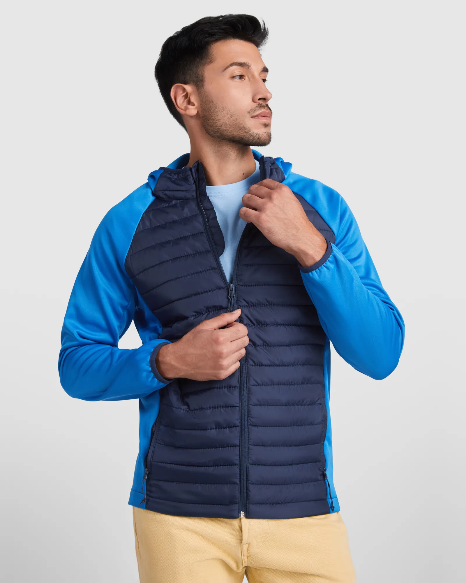 Giubbotto Roly Minsk, Navy/Blue Royal, dettaglio 2