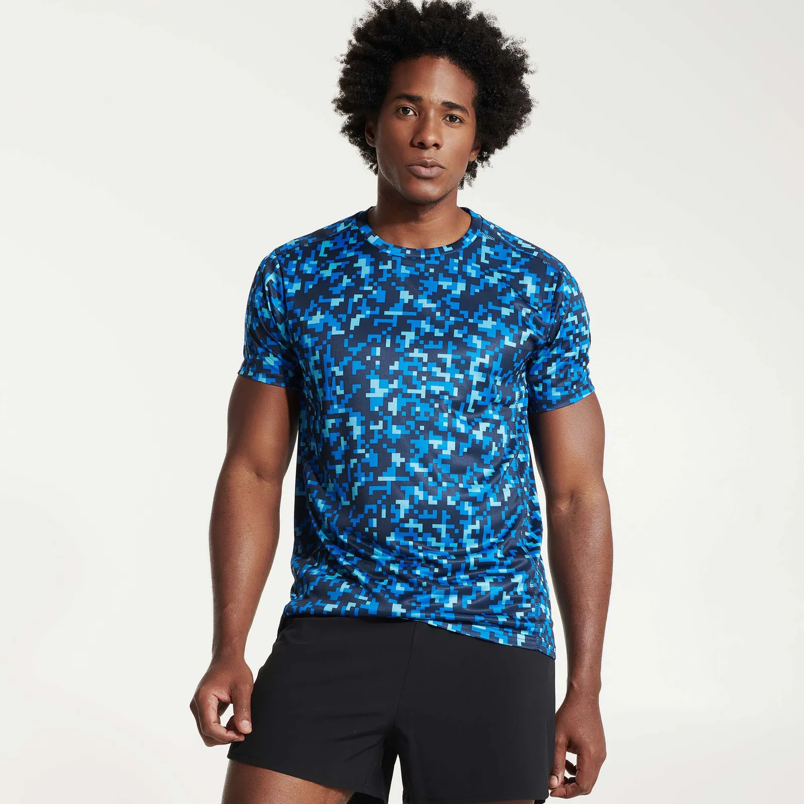 T-shirt tecnica Roly Assen, Pixel Royal