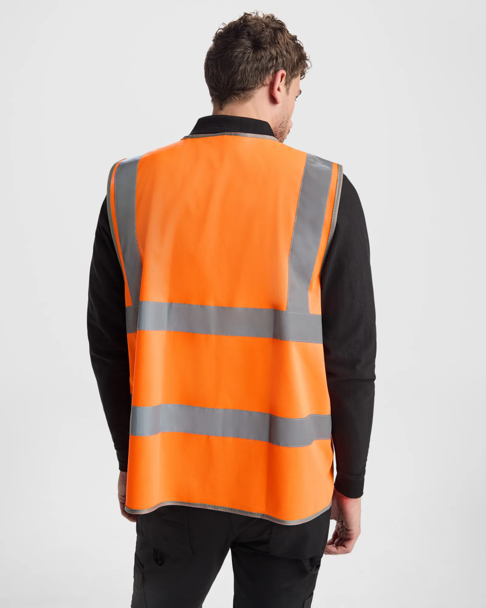 Gilet Roly Polux, Arancione Fluo, dettaglio