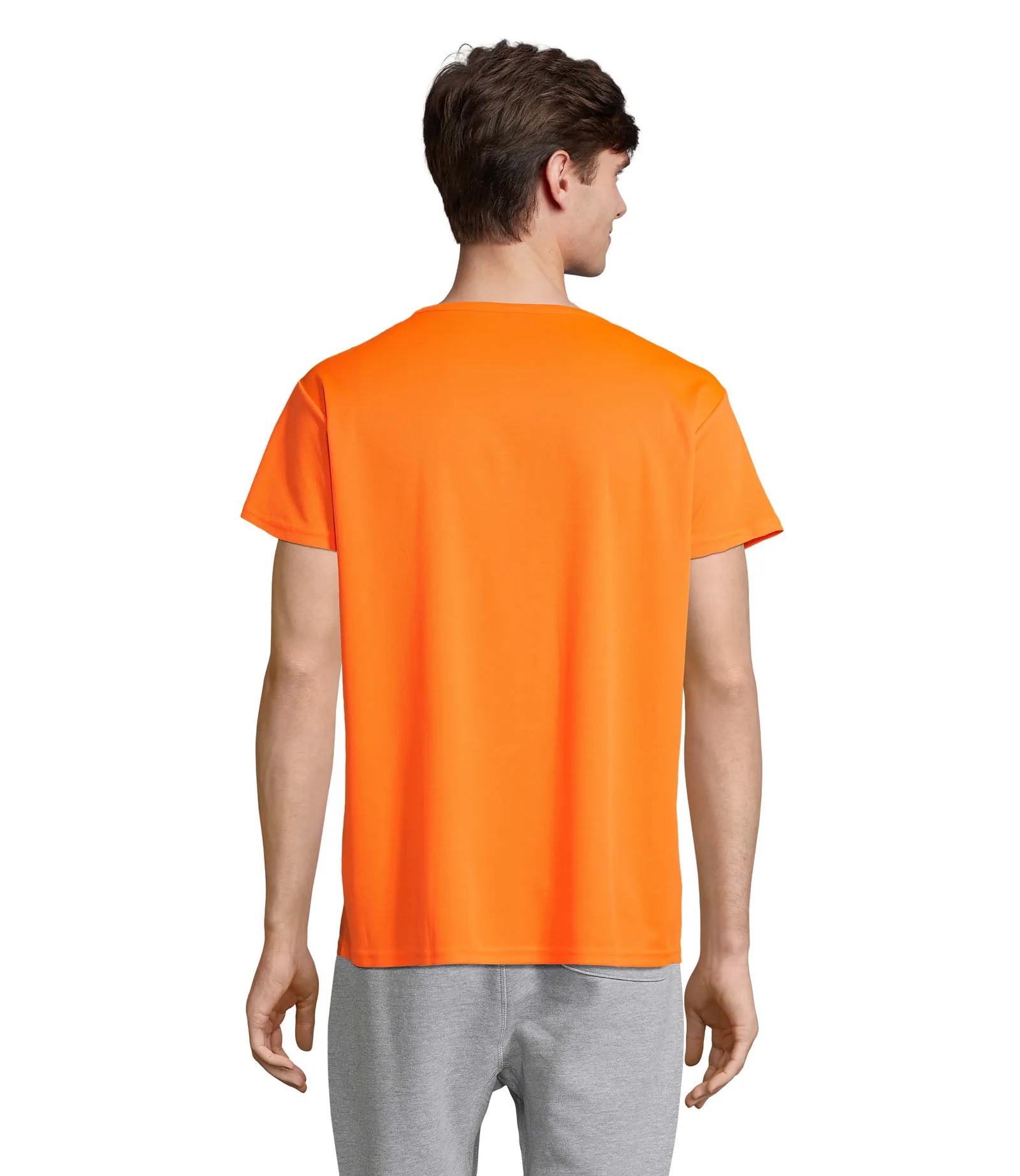 Sprint Arancio fluo indossata retro