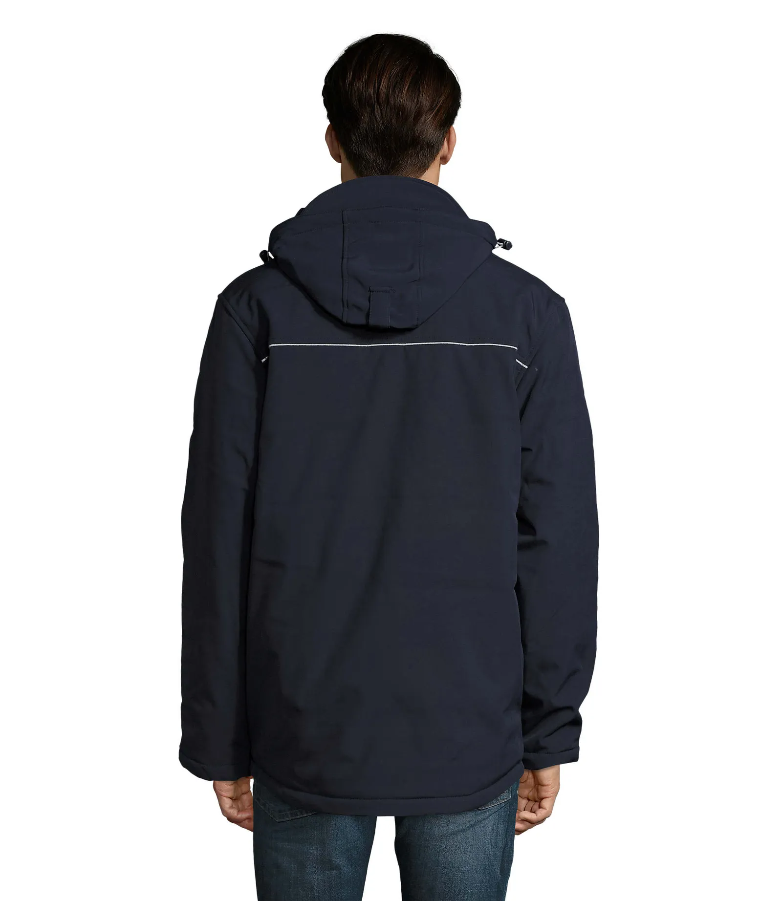 Softshell SOL'S Rock Men, French navy, su modello, retro