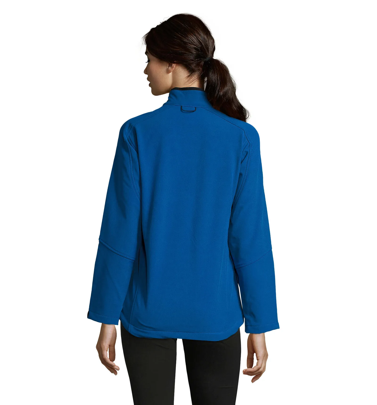 Softshell SOL'S Roxy, Royal blue, su modello, retro