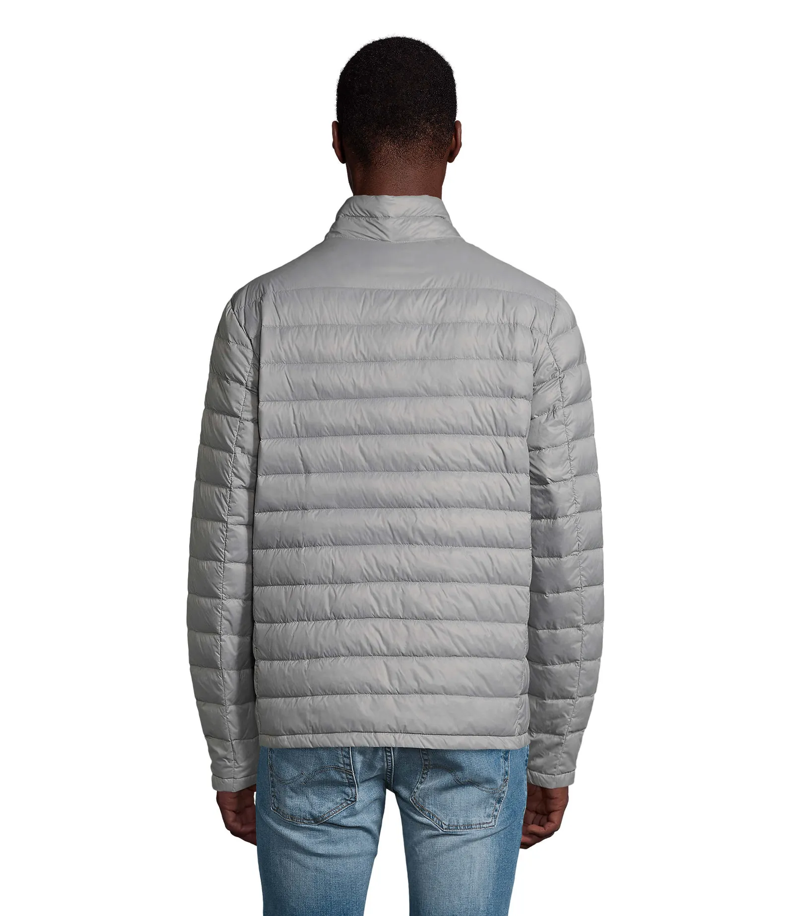 Giubbotto SOL'S Wilson Men, Metal grey, su modello, retro