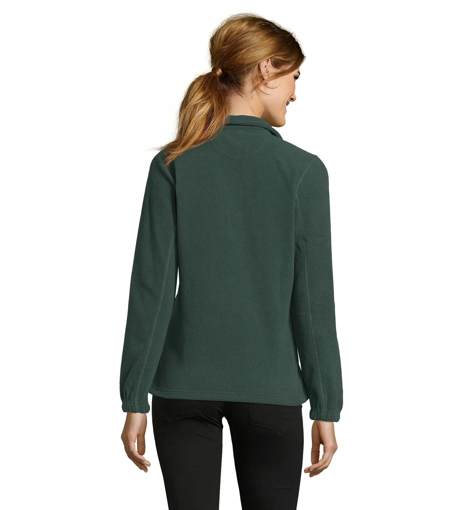 Pile SOL'S North Women, Fir green, su modello, retro