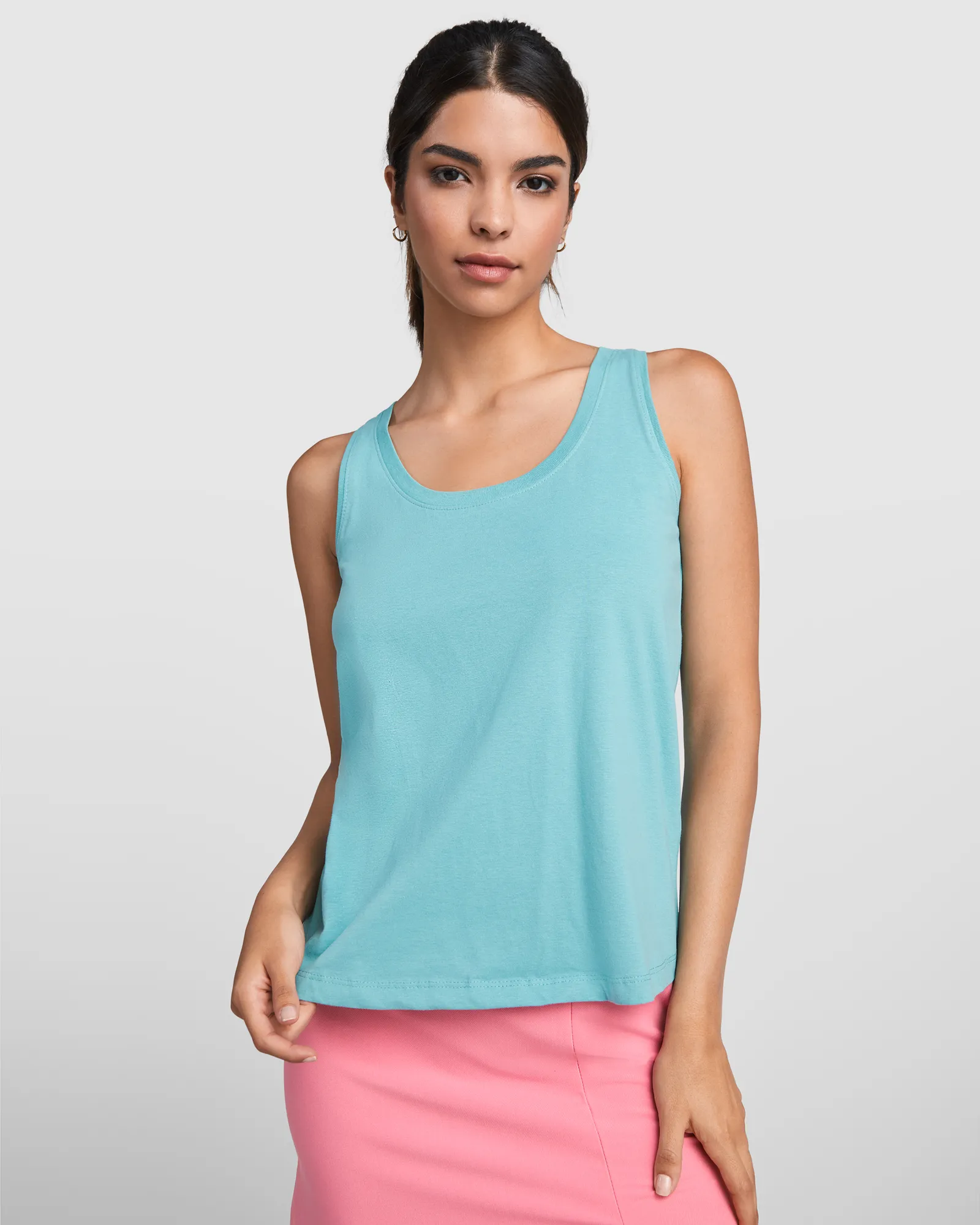 Canotta Roly Nara, Azzurro Dusty