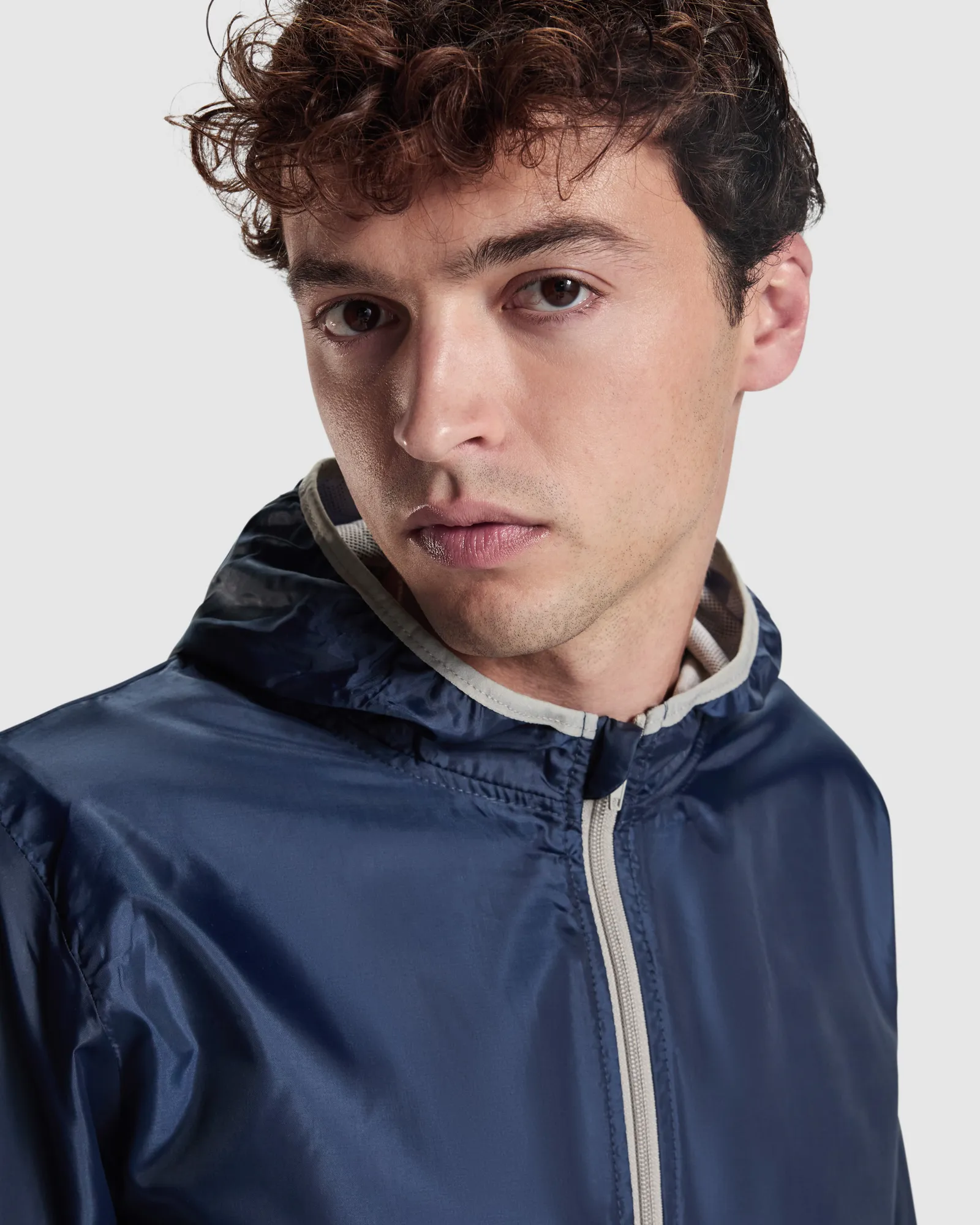 Giacca antivento Roly Angelo, Blu Navy, dettaglio 3