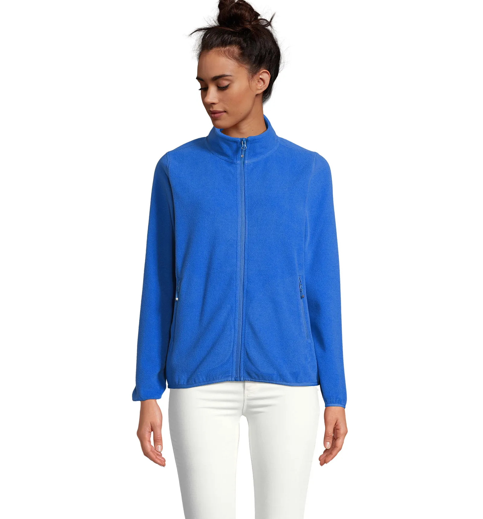 Pile SOL'S Factor Women, Royal blue, su modello, fronte