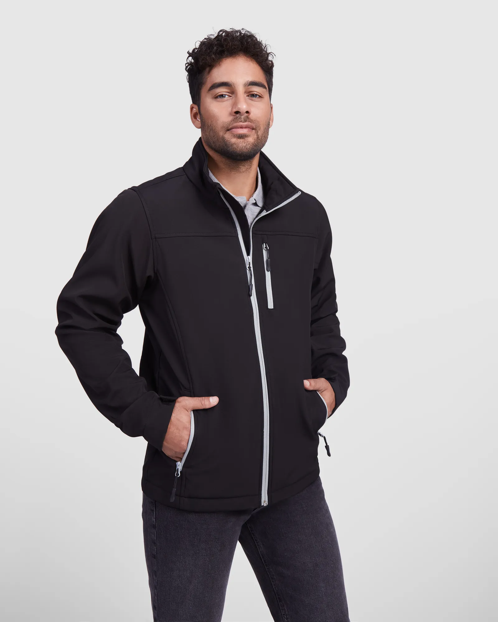 Softshell Roly Antartida, Nero, dettaglio 4