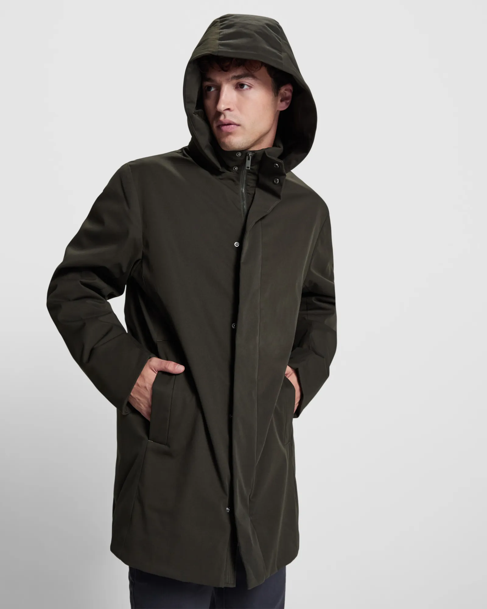 Parka Roly Dome, Nero, dettaglio 2