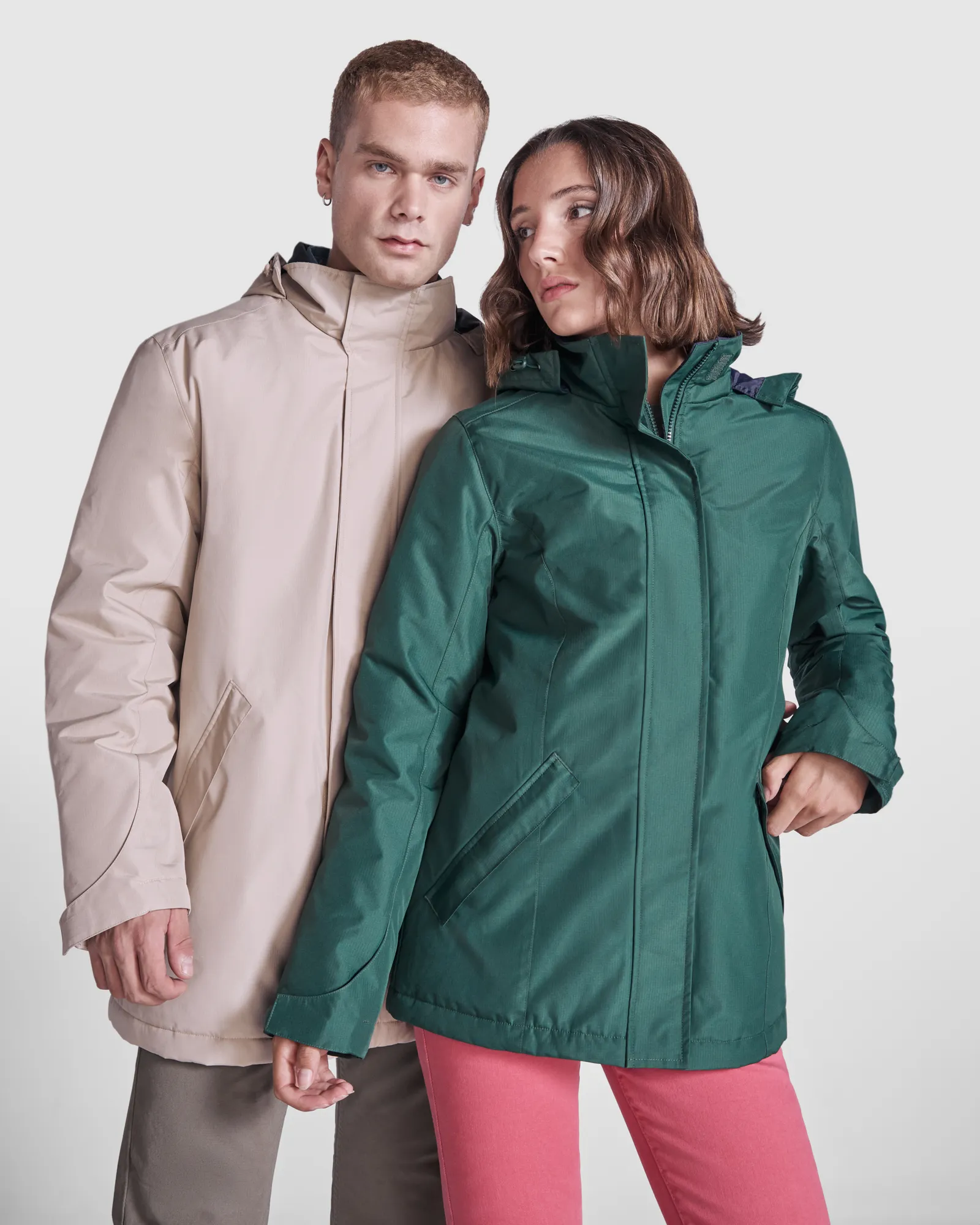 Parka Roly America Woman, Verde Bottiglia, dettaglio
