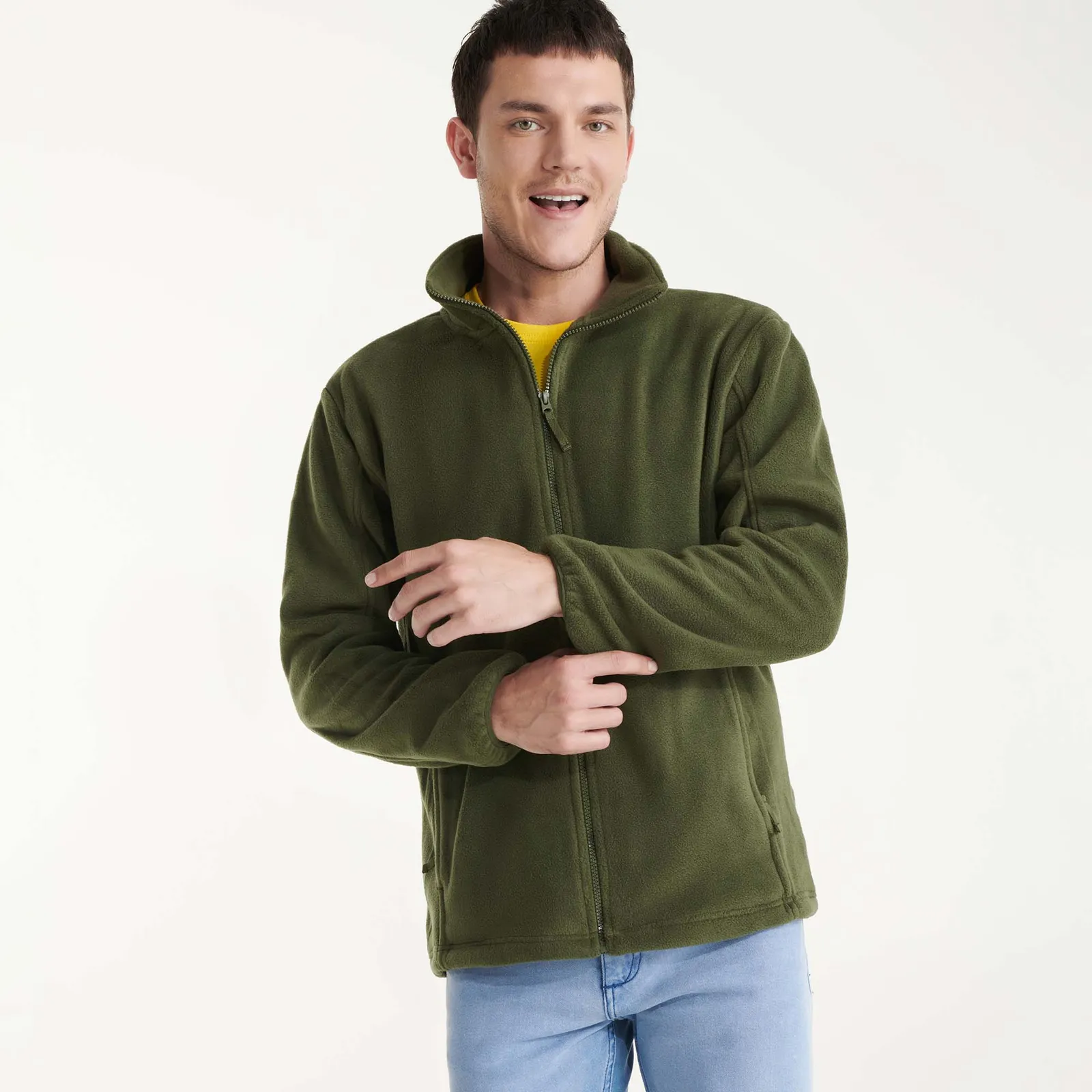 Pile Roly Artic Hombre, Verde Bottiglia