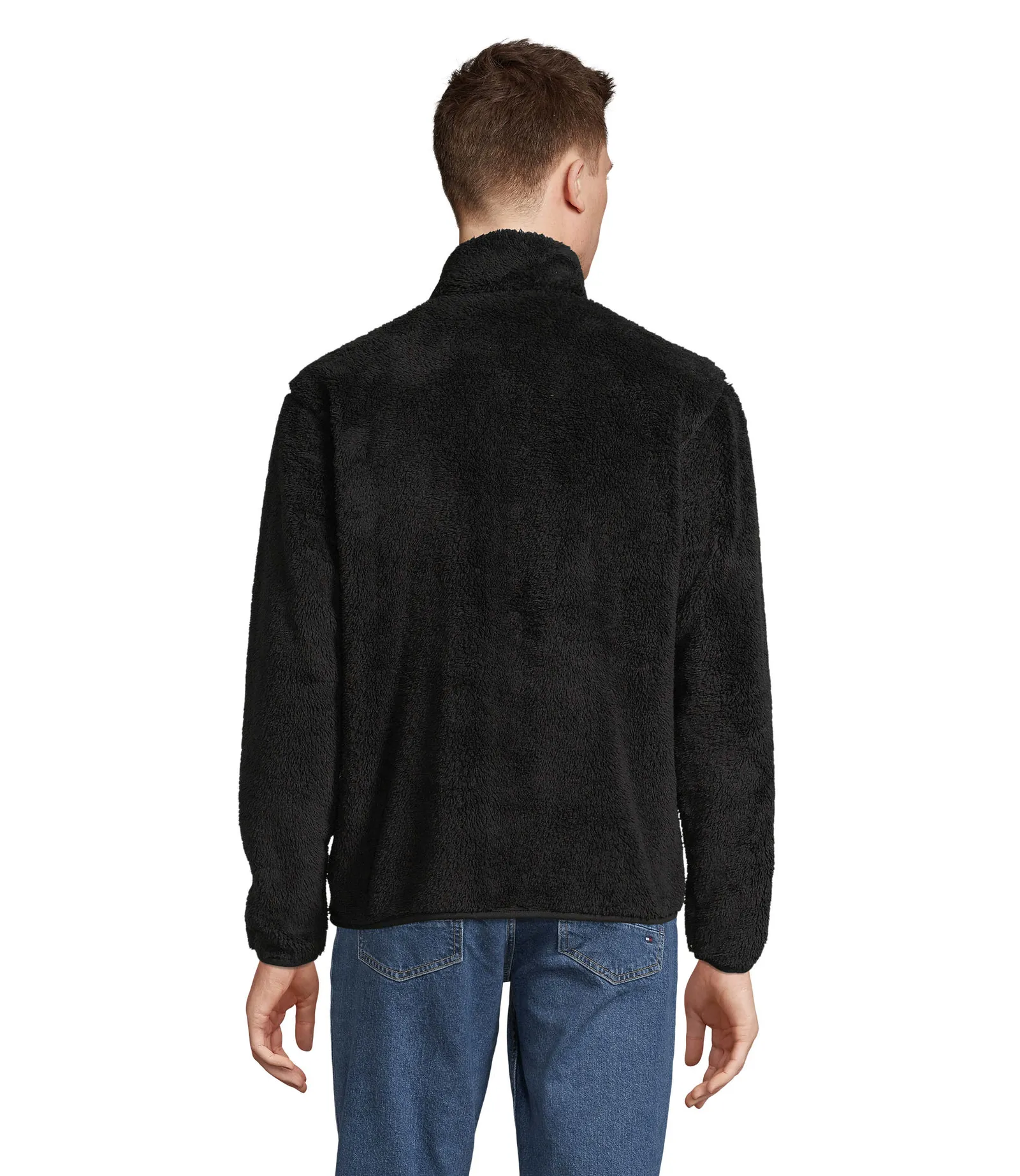 Pile SOL'S Finch, Black, su modello, lato