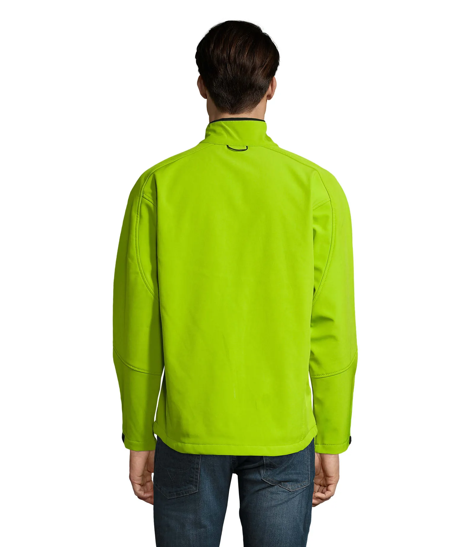 Softshell SOL'S Relax, Green absinthe, su modello, retro