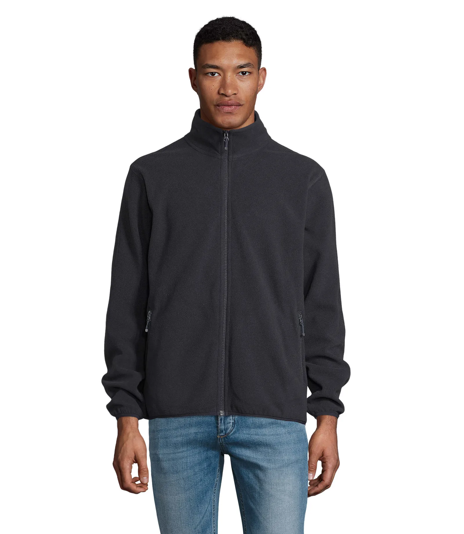 Pile SOL'S Factor Men, Navy, su modello, fronte