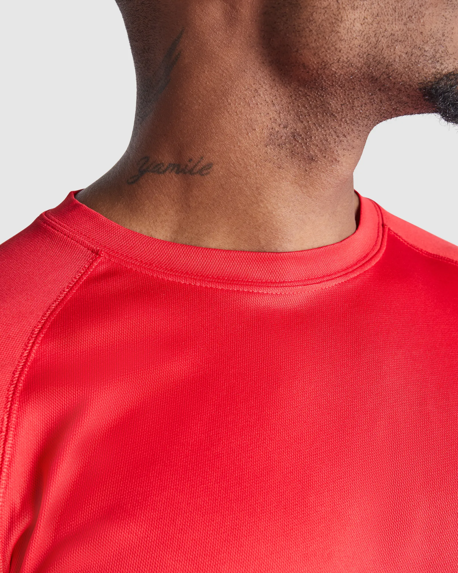 T-shirt tecnica Roly Montecarlo L/S, Rosso, dettaglio 4