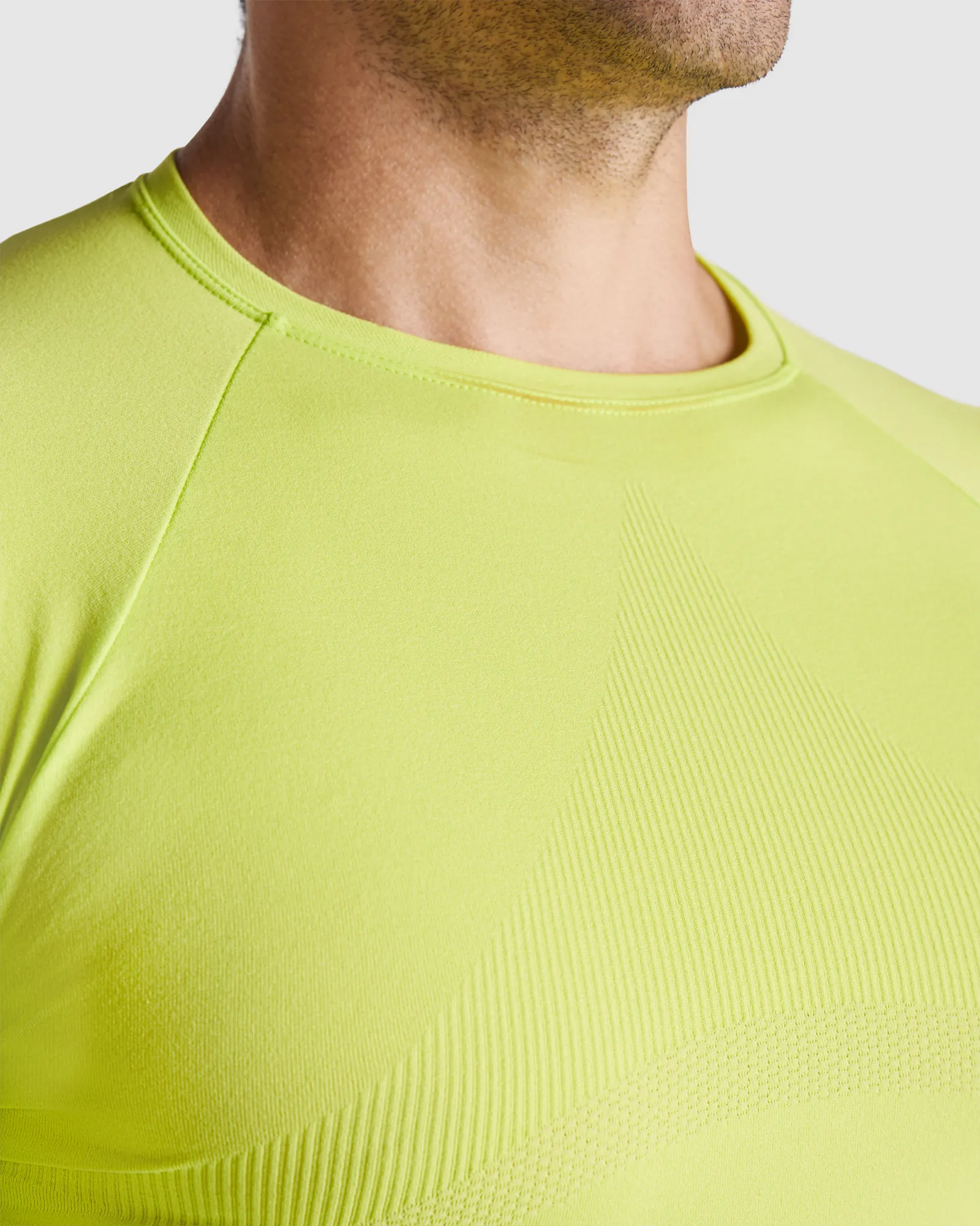 T-shirt tecnica Roly Prime, Giallo Fluo, dettaglio 6