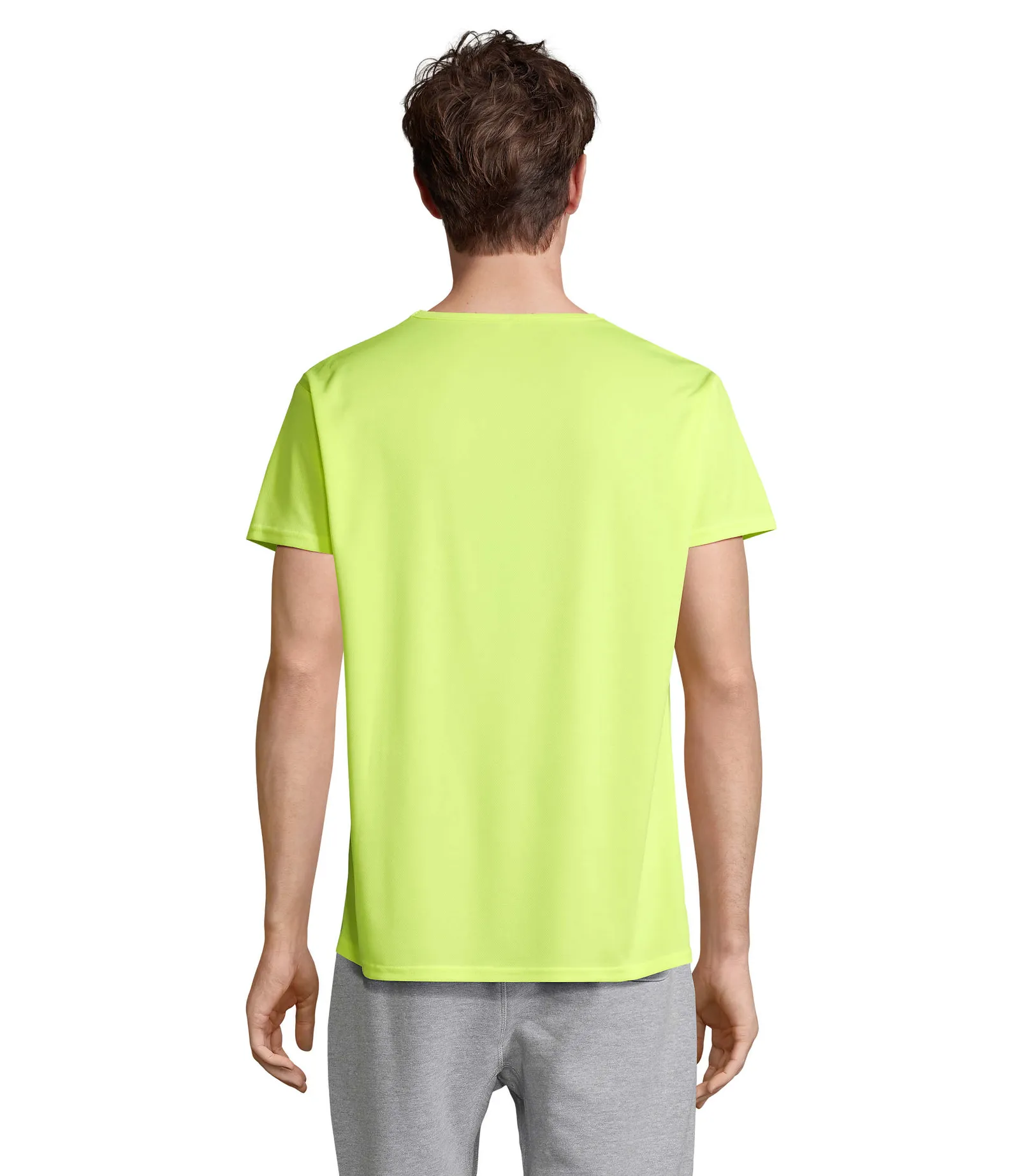 Sprint Giallo fluo indossata retro