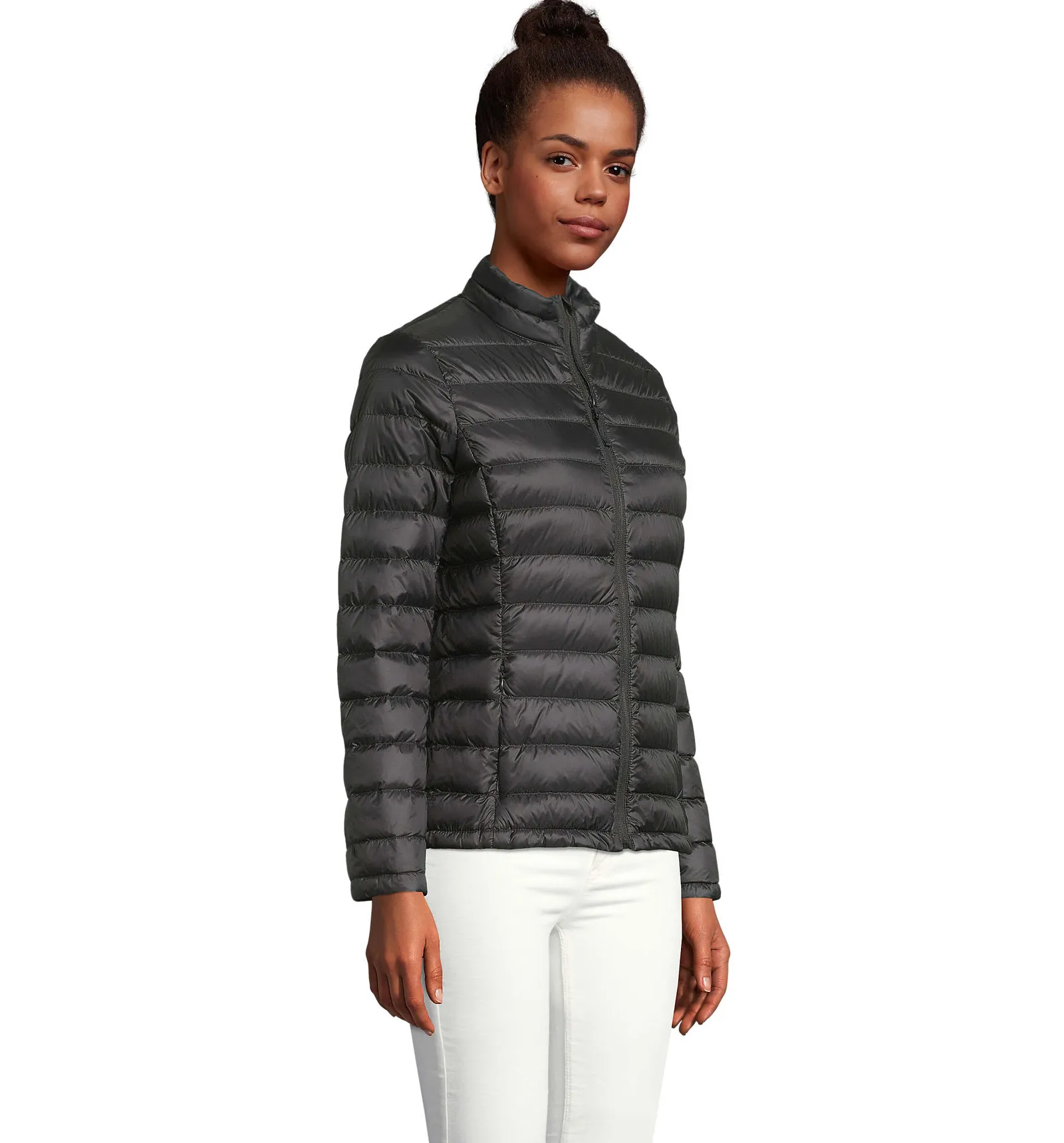 Giubbotto SOL'S Wilson Women, Black, su modello, lato