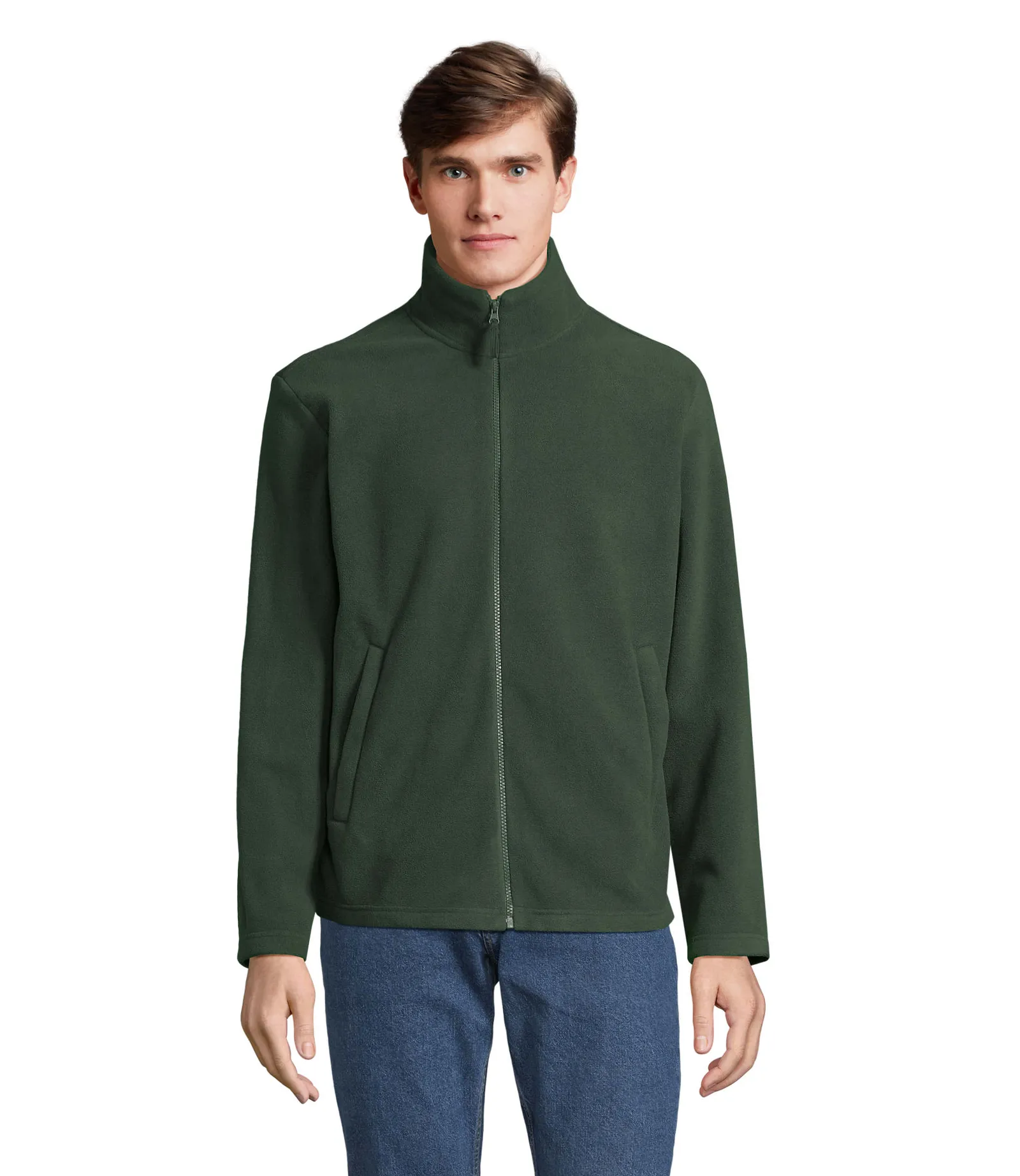 Pile SOL'S Nitro, Fir green, su modello, fronte