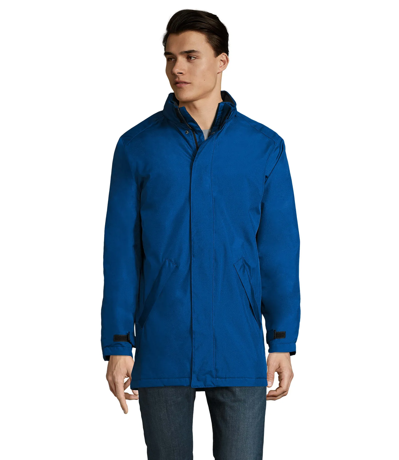 Parka SOL'S Robyn, Royal blue, su modello, fronte