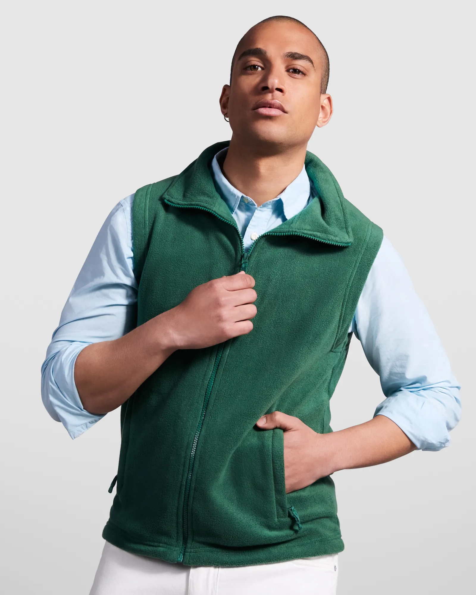 Gilet Roly Bellagio, Verde Bottiglia, dettaglio 3