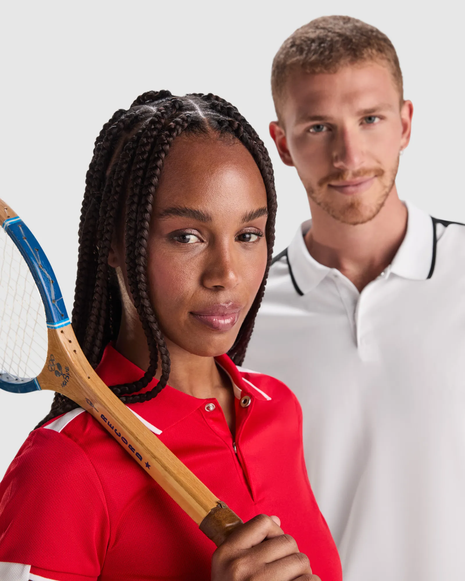 Polo tecnica Roly Tamil, Bianco/Nero, dettaglio 3