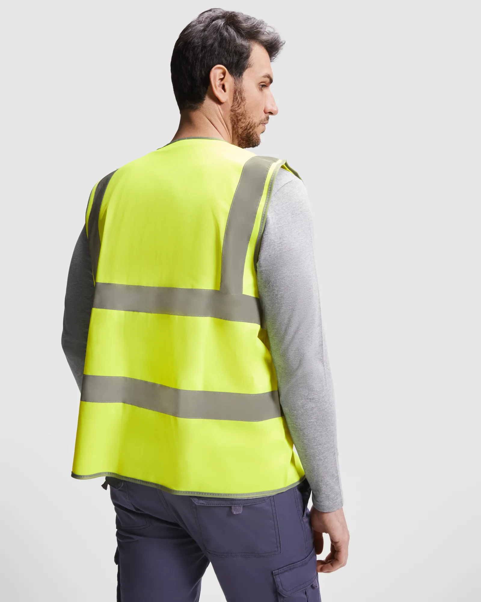 Gilet Roly Polux, Giallo Fluo, dettaglio